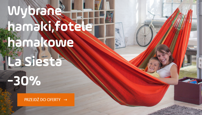 Wybrane hamaki oraz fotele hamakowe La Siesta -30%